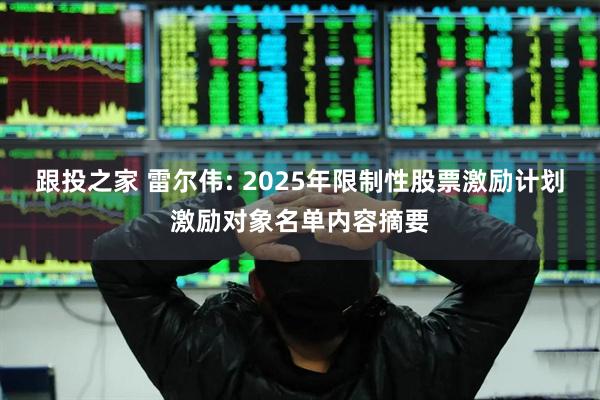 跟投之家 雷尔伟: 2025年限制性股票激励计划激励对象名单内容摘要